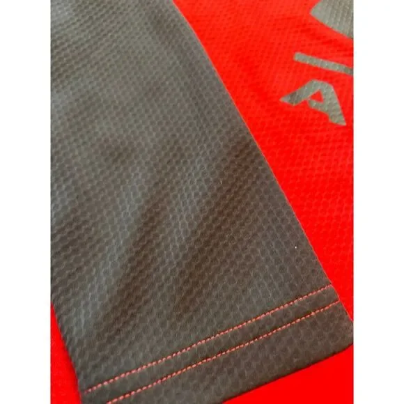 Under Armour Youth Hoodie YXL ColdGear Infrared Red Black Long Sleeve Pullover - Picture 4 of 9